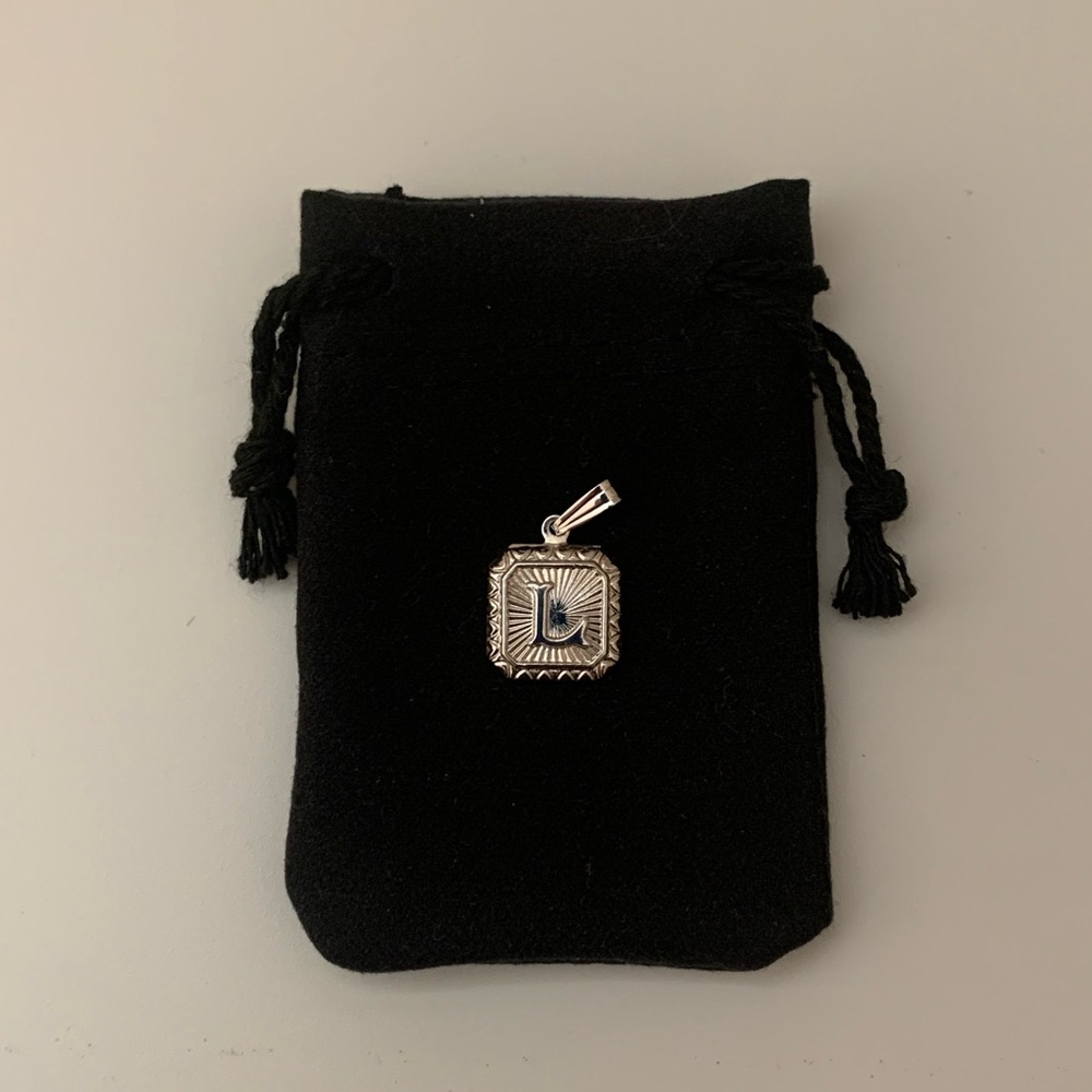 Miranda Frye Silver “L” Alpha Charm